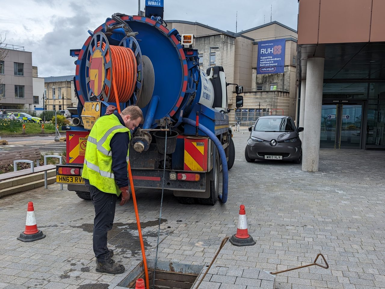 Dyson treatment centre drainage clearance